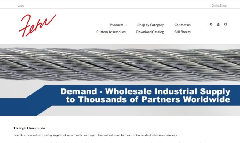 Suncor Stainless Wire Rope Brochure